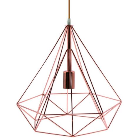 IluminaShop - Lampara Colgante de Techo Dimen Rose (1XE27)