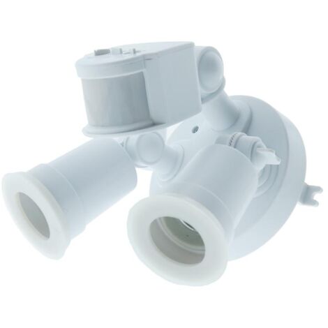 IluminaShop - Lampara Con Sensor de Movimiento 2XE27 IP44