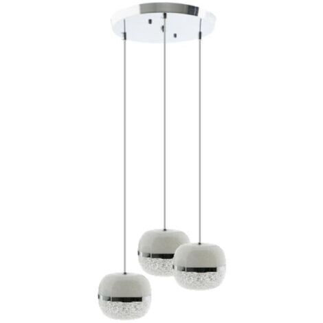 IluminaShop - Lampara de Techo LED 108W Cherry con Mando a Distancia  3000+6000