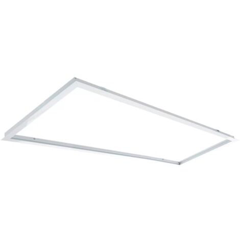 IluminaShop - Marco de Empotrar para Panel 120X30 Blanco