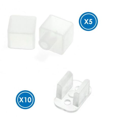 IluminaShop - Pack Tapones y Grapas para Funda de Silicona Slim