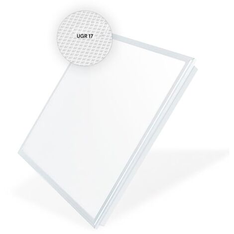 IluminaShop - Panel LED 60X60 cm 48W 4800LM Marco Blanco (UGR 17) LIFUD 5 Anos de Garantia  Blanco Calido 3000K