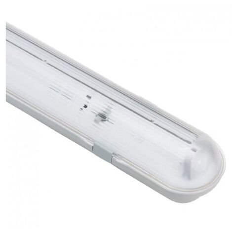 IluminaShop - Pantalla Estanca para un tubo LED 1500 mm (Conexion 1 Lateral)