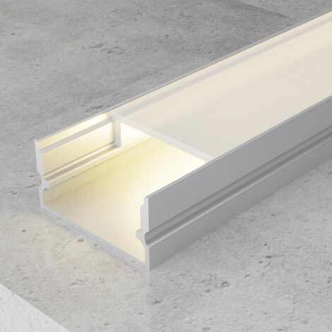 IluminaShop - Perfil Aluminio de Superficie Sino 12/24V/220V 2 metros