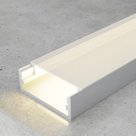 IluminaShop - Perfil Aluminio de Superficie Trake 12/24V/220V 2 metros