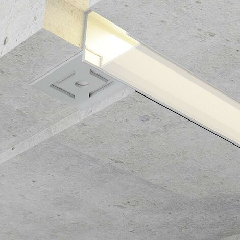IluminaShop - Perfil de Aluminio Gilg Empotrable 2 Metros