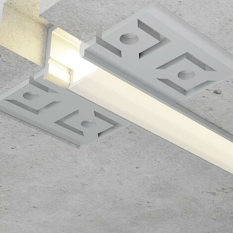 IluminaShop - Perfil de Aluminio Jut Empotrable 2 Metros