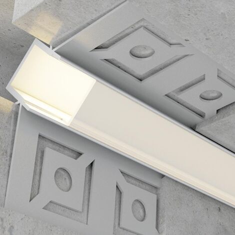 IluminaShop - Perfil de Aluminio Lor Empotrable 2 Metros