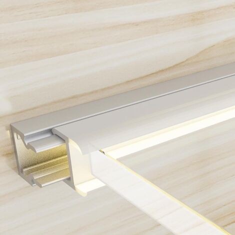 IluminaShop - Perfil de Aluminio Nibble Especial Vitrinas12/24V 2 metros