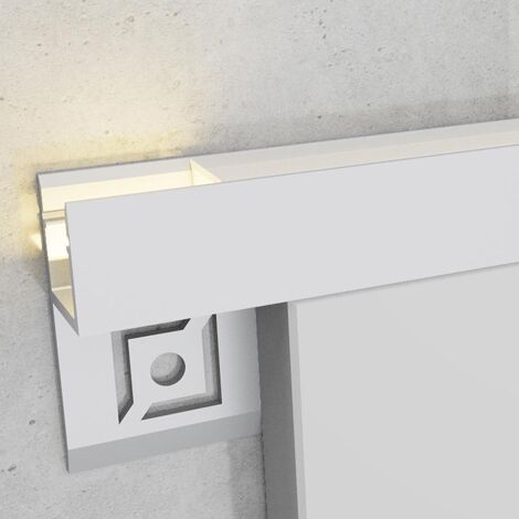 IluminaShop - Perfil de Aluminio para Empotrar con alas Def 12/24V 2 Metros