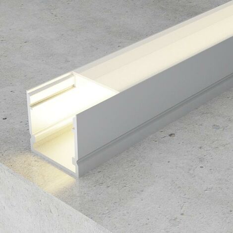 IluminaShop - Perfil de Aluminio Superficie Rope 12/24/220V 2 metros