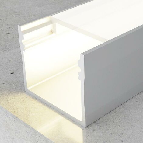 IluminaShop - Perfil de Aluminio Superficie Sumo 12/24/220V 2 metros