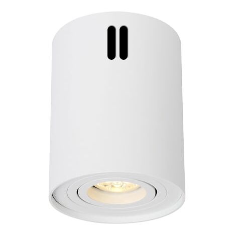 IluminaShop - Plafon de Superficie Basculante Circular Blanco para GU10