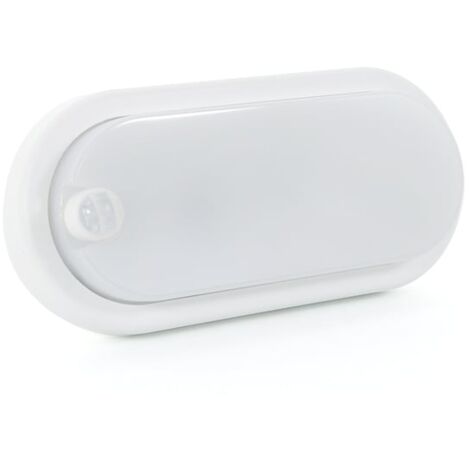 IluminaShop - Plafon LED con Sensor Movimiento Crepuscular 12W PIR 360º IP54  Blanco Frio 6000K