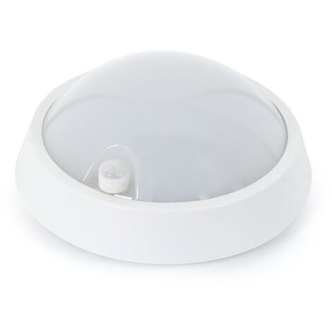 IluminaShop - Plafon LED con Sensor Movimiento II 12W PIR 360º IP54  Blanco Neutro 4000K