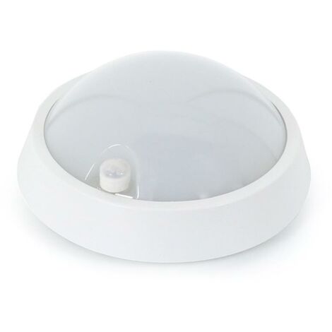 IluminaShop - Plafon LED con Sensor Movimiento Sphere 12W PIR 360º IP64  Blanco Frio 6000K