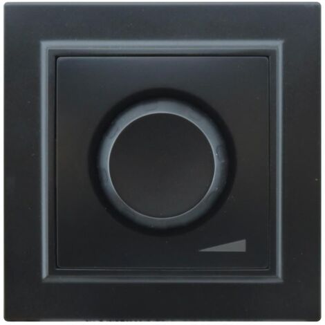 IluminaShop - Potenciometro Regulador LED Negro 0600W Triac Marco Incluido IP20 Serie wLine