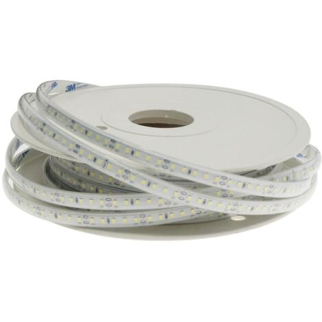 IluminaShop - Tira de LED 240W 24V DC SMD2835 120LED/m 12W/m IP65 (20 metros) Blanco Frio 6000K