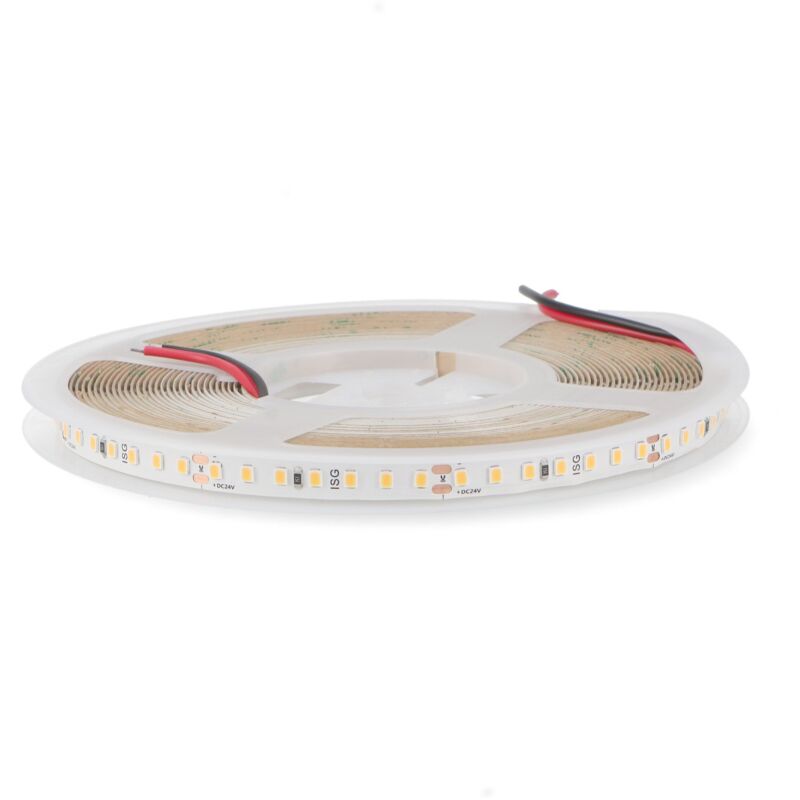 Tira de led 24V dc SMD2835 IP20 140 LED/m 12W/m RA98 (10 Metros) Blanco Calido 2100K - Iluminashop