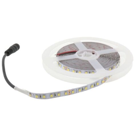 IluminaShop - Tira de LED 45W 24V DC SMD2835 120LED/m 9W/m IP20  (5 metros)  Blanco Frio 6000K