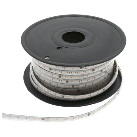 IluminaShop - Tira de LED 600W 220VAC SMD2835 110LED/m 12W/m IP65 Sin Rectificador (50 metros)  Blanco Neutro 4000K