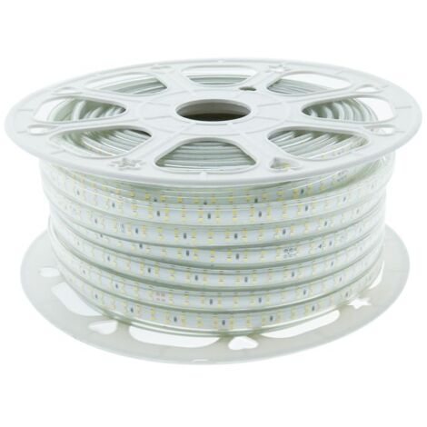 IluminaShop - Tira de LED 720W 220VAC SMD2835 180LED/m 14,4W/m IP65 (50 metros)  Blanco Frio 6000K