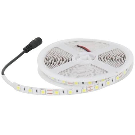 IluminaShop - Tira de LED 72W 24V DC SMD5050 60 LED/m 14,4W/m IP20 (5 metros)  Blanco Calido 3000K