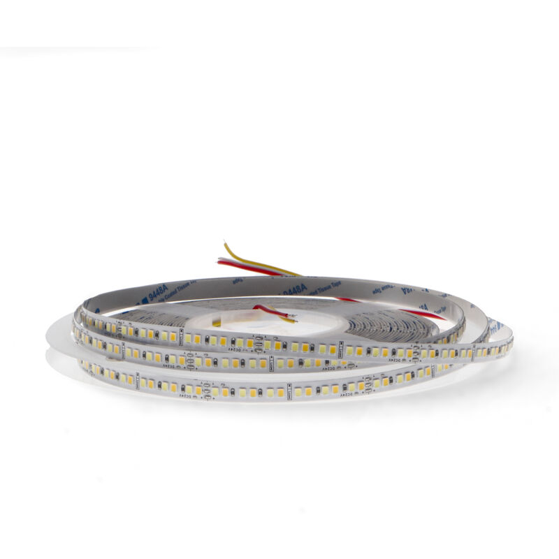 Tira led 12W 24V dc SMD2835 Ziadna IP20 cct 192 LED/m (10 Metros) 3000+4000+6000 - Iluminashop
