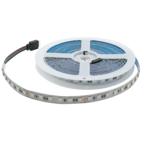 IluminaShop - Tira LED 60W 24V DC SMD5050 96 LED/m 12W/m IP20 RGB (5 Metros)  RGB