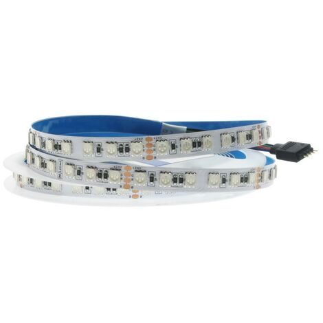 IluminaShop - Tira LED 60W 24V DC SMD5050 96 LED/m 12W/m IP65 RGB (5 metros)  RGB