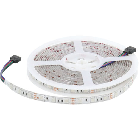 IluminaShop - Tira LED 72W 12V DC SMD5050 300 LEDs 14,4W/m IP65 RGB (5 metros)  RGB