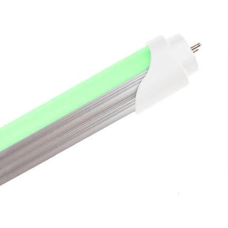 IluminaShop - Tubo de LED T8 1200 mm 20W Verde (Conexion 1 Lateral)  Verde