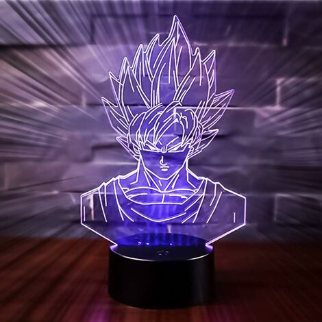 Lámpara Dragon Ball De Mesa Decorativa Personalizada