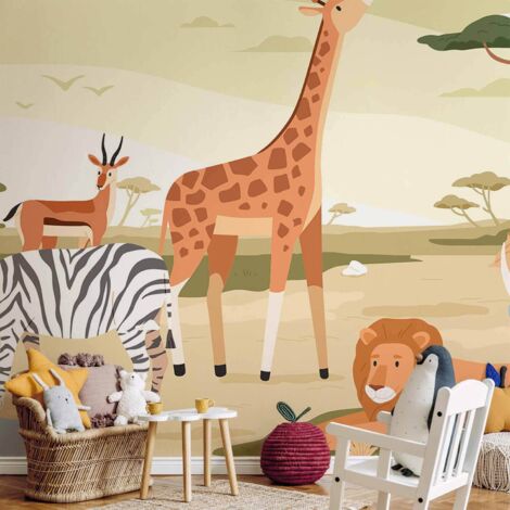 Ilustración vectorial de animales de la selva