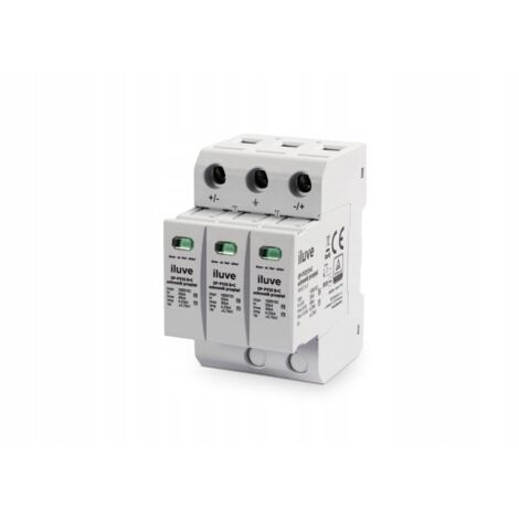 iLuve OP-PV20 PV-Überspannungsableiter T1+T2 B+C 3P 3M 20/40KA 1000V 741617