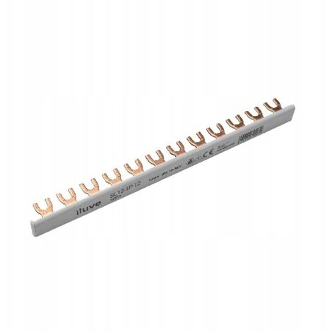 iLuve SL12-1P-12 Gabel-Verbindungsschiene 80A 1P 12M 12MM2 744274