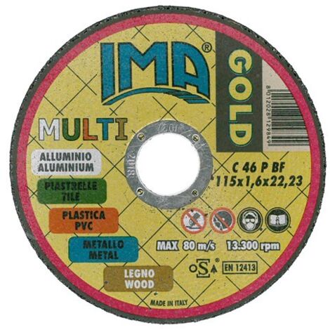 IMA DISCO UNIVERSALE GOLD PIANO D 115X1,6 MM 50 PZ