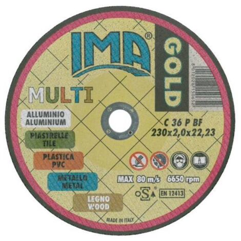Ima Disco Universale Gold Piano D 230X2,0 Mm - 50 Pz