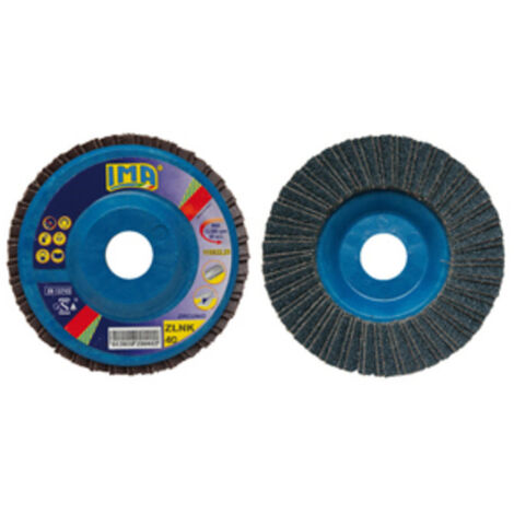 Ima Disco Zirconio Lamellare D 115 Mm Grana 120 - 10 Pz