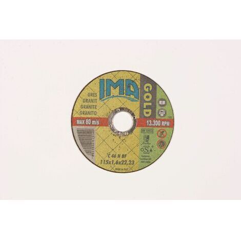Ima mini disco per marmo pietra ceramica   115x1,6x22 mm mola abrasiva flex