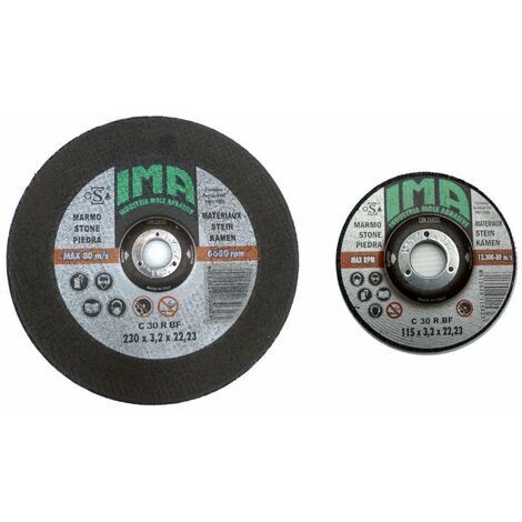 ima mola abrasiva minidisco disco per taglio marmo pietra   mm 230x3,2x22 flex