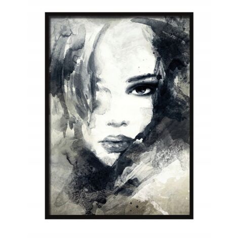 IMAGE, AFFICHE ENCADRÉE 73x53 cm Visage 7 P532