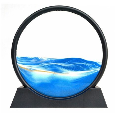 Image d'art de sable en mouvement Timglas paysage de sable de mer profonde verre sables mouvants 3d image
