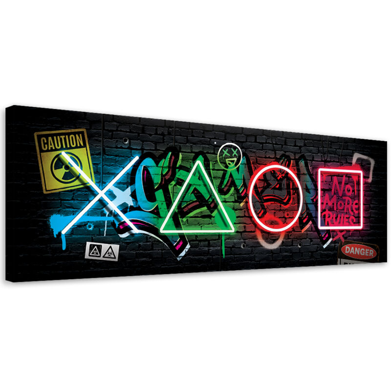 Image sur toile, Abstraction du contrôleur - 150x50