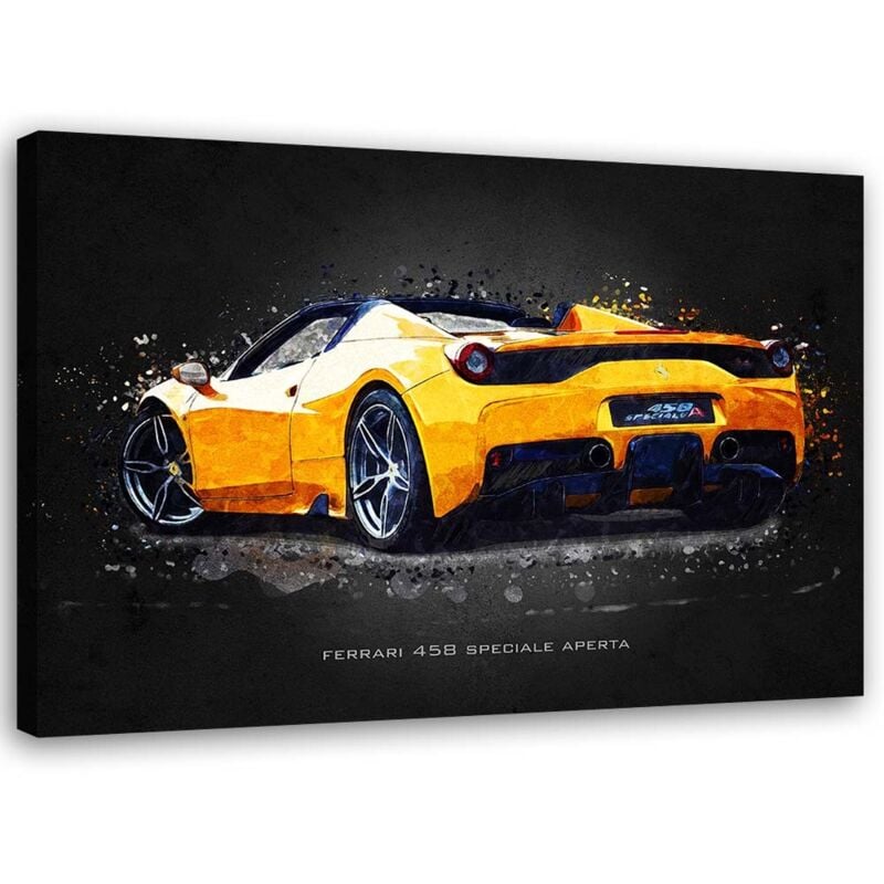 Image sur toile, Ferrari 458 Aperta - Gab Fernando - 90x60