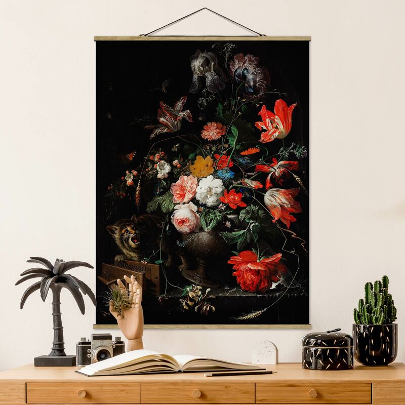 

Imagen de tela - Abraham Mignon - The Overturned Bouquet - Alto 4:3 Dimensión LxA: 46.5cm x 35cm