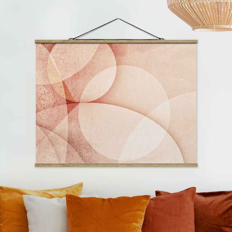 

Imagen de tela - Abstract Graphics In Peach-Colour - Apaisado 3:4 Dimensión LxA: 60cm x 80cm
