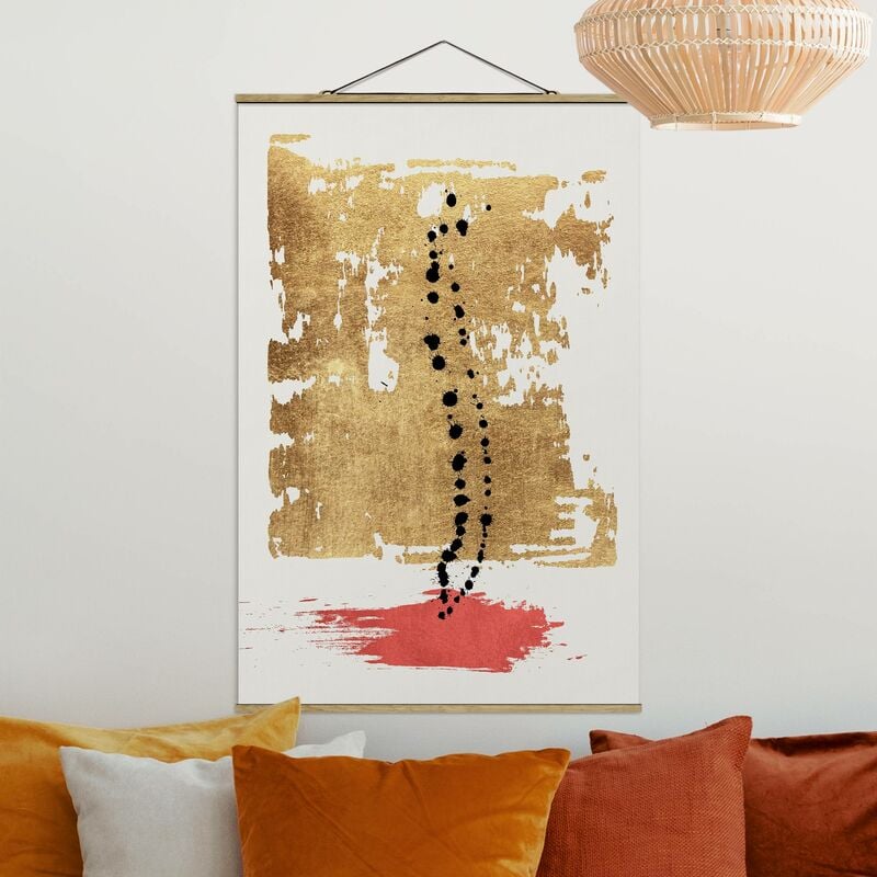 

Imagen de tela - Abstract Shapes - Gold And Pink - Alto 3:2 Dimensión LxA: 52.5cm x 35cm