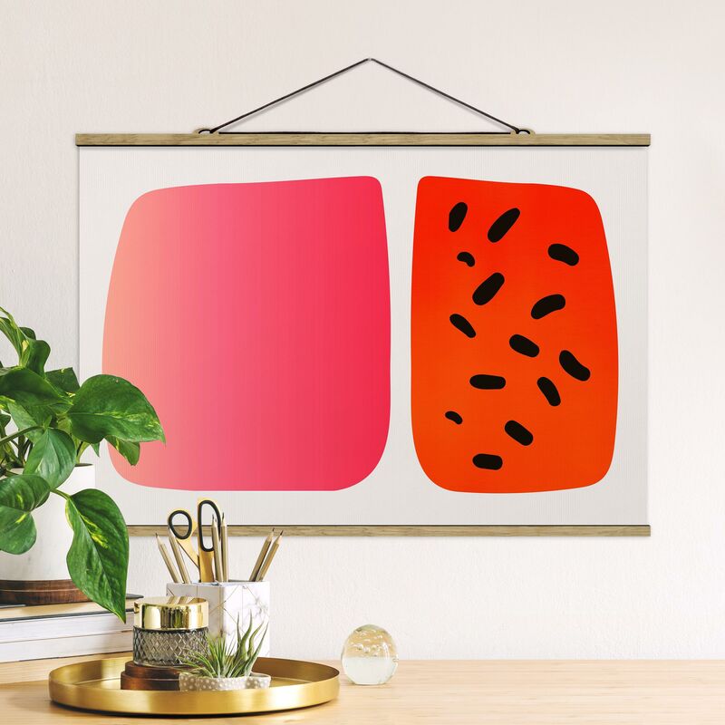 

Imagen de tela - Abstract Shapes - Melon And Pink - Apaisado 2:3 Dimensión LxA: 53.5cm x 80cm