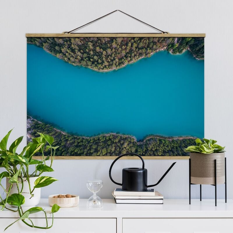 

Imagen de tela - Aerial View - Deep Blue Sea - Apaisado 2:3 Dimensión LxA: 33.5cm x 50cm